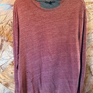 Banana Republic Maroon Long Sleeve Tee